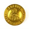 Royal Defence Corps GRV Cap Badge, Gilding Metal Restrike