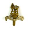 Army Pay Corps King's Crown Cast Bimetal Cap Badge, Original