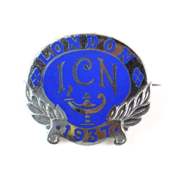 International Council of Nursing, London Conference 1937 Pin Badge