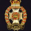 Rifle Brigade Embroidered Blazer Badge, Queen's Crown