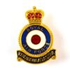 Royal Air Force Queen's Crown Lapel Badge