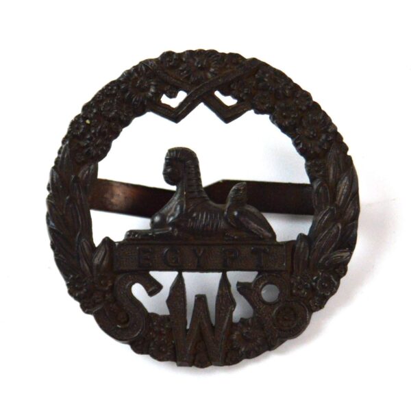 South Wales Borderers OSD Bronze Cap Badge