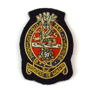 Princess of Wales's Royal Regiment Embroidered Beret Badge