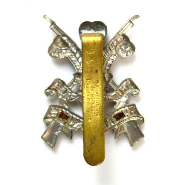 3rd Carabiniers (Prince of Wales’s Dragoon Guards) (1922-1971 Pattern) Cap Badge, Original by Gladman and Norman - Image 2