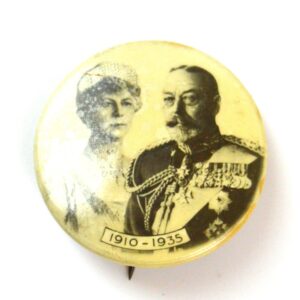 George V Silver Jubilee Pin Badge