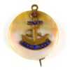 WW1-Era Royal Navy Enamel and Pearl Sweetheart Broach