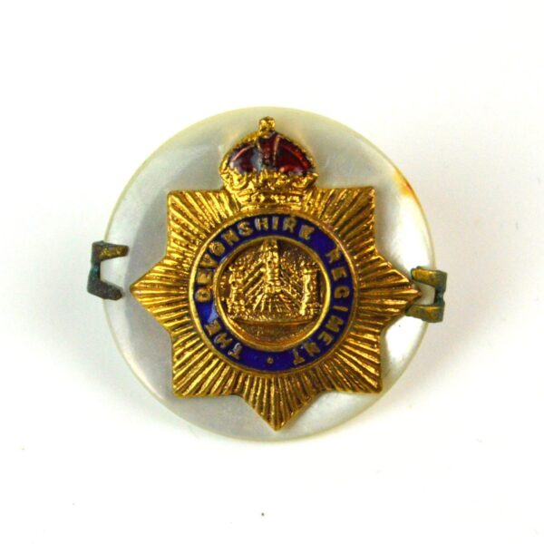 Devonshire Regiment Enamel Sweetheart Brooch