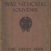 The Colchester War Memorial Souvenir