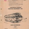 Amphibious Bridge/Ferrying Equipment M2 Chapter 1 & 2, User Handbook 1977