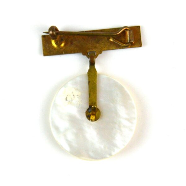 Royal Army Ordnance Corps Enamel Sweetheart Brooch - Image 2