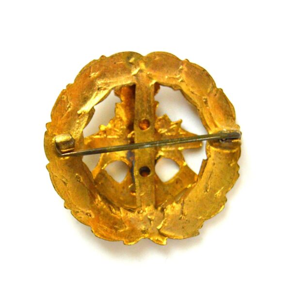 Sherwood Foresters (Notts and Derby) Enamel Sweetheart Brooch - Image 2
