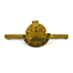 Middlesex Regiment Enamel Sweetheart Brooch