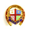 Dunmow Enamel Brooch Badge