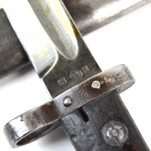 Czechoslovakian Mauser Vz 23 Bayonet in Scabbard - Image 5