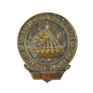 Federation of the Chambers of Commerce of the British Empire Lapel Badge