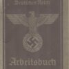 Deutsches Reich Arbeitsbuch (German Reich Employment Book)