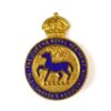 Queen's Royal Regiment Old Comrade Association Enamel Brooch Badge