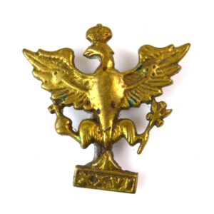 26th Hussars NCOs Cast Sleeve Badge