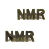 Natal Mounted Rifles White Metal Shoulder Titles, Pair