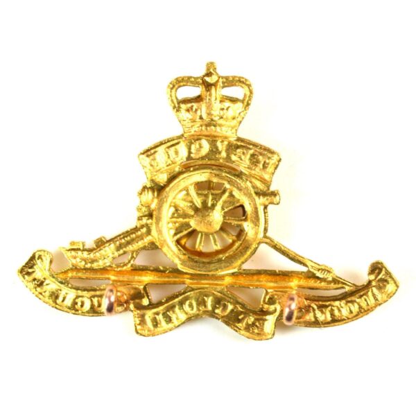 Royal Artillery Queen's Crown Cap Badge - Image 2