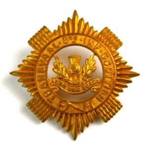 8th Infantry, Transvaal Scottish Gilt Glengarry Badge