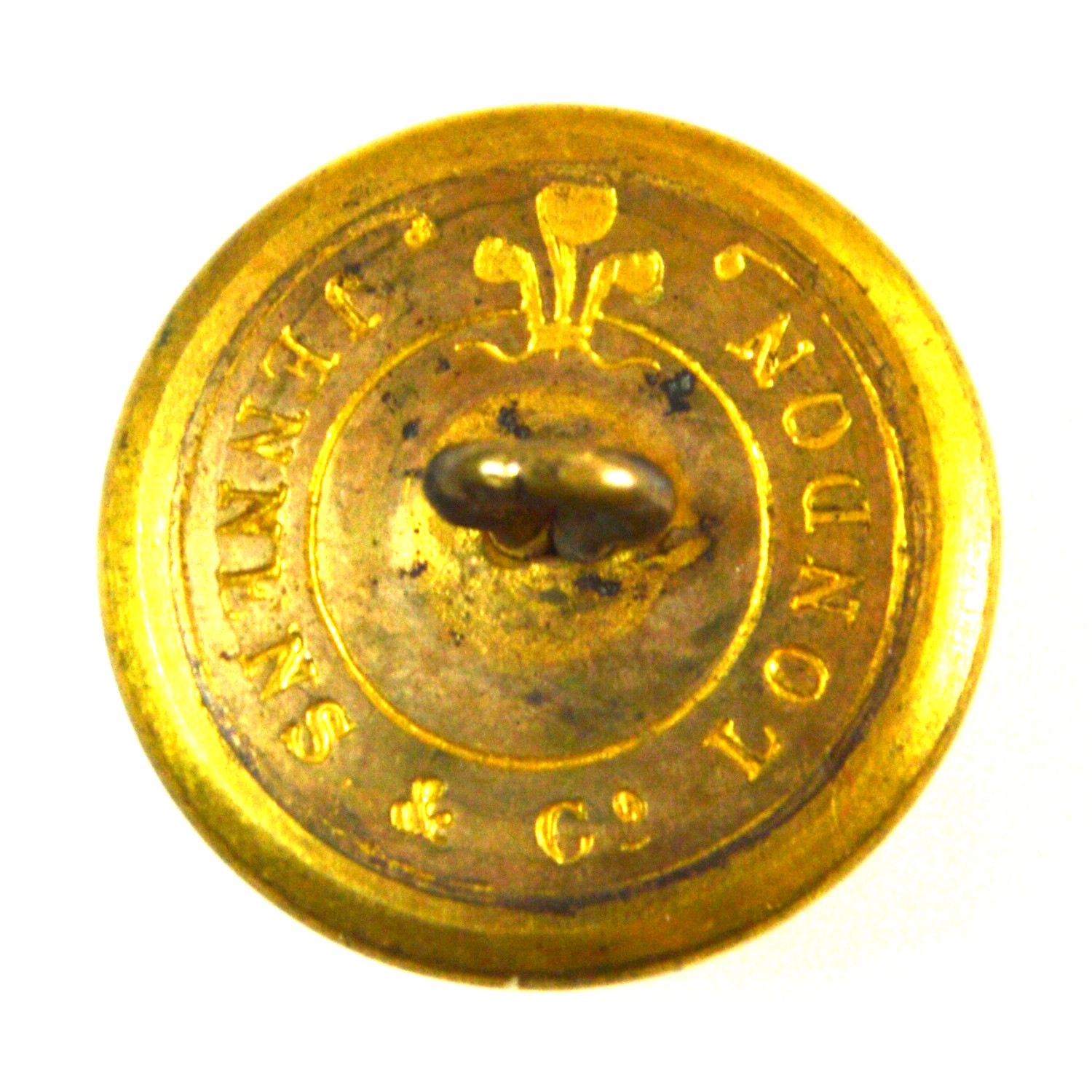 Victorian Royal Household Officer's Gilt Coatee Button - 23mm - Image 2
