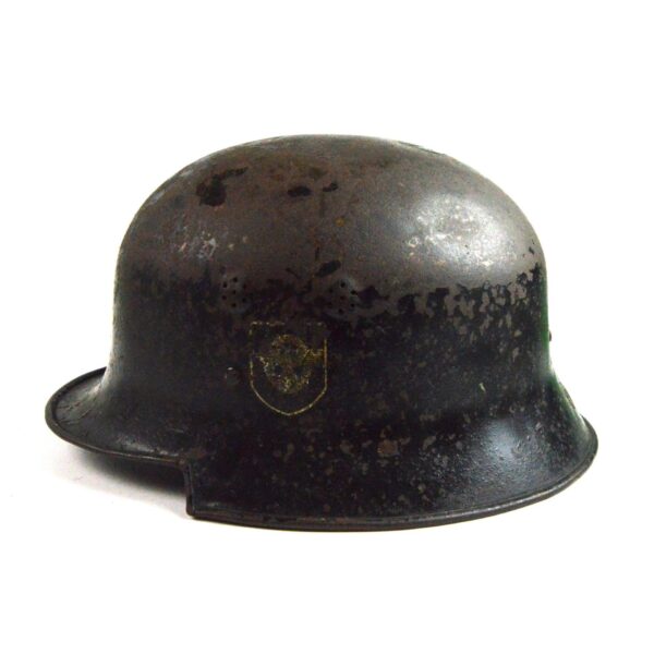 Original Third Reich M34 Fire Service (Feuerschutzpolizei) Helmet - Image 2