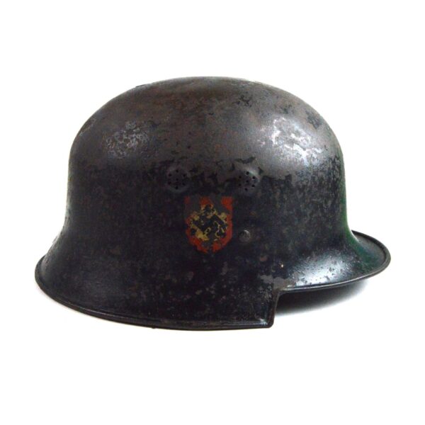 Original Third Reich M34 Fire Service (Feuerschutzpolizei) Helmet - Image 3