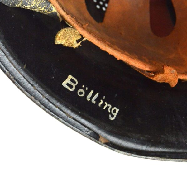 Original Third Reich Fire Service (Feuerschutzpolizei) Helmet - Image 6