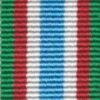 Canada Peacekeeping Service Medal Ribbon, Miniature (16mm)