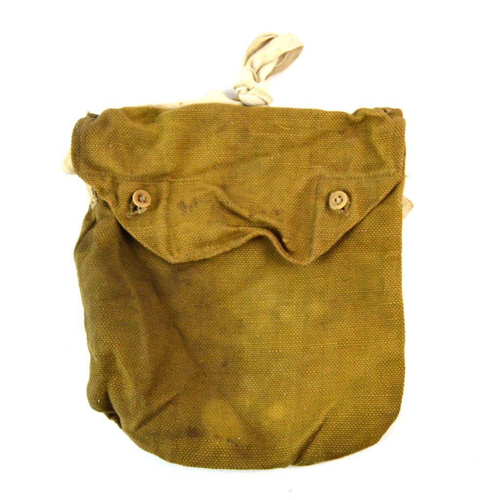 Original WW2 British Gas Mask Bag Jeremy Tenniswood Militaria