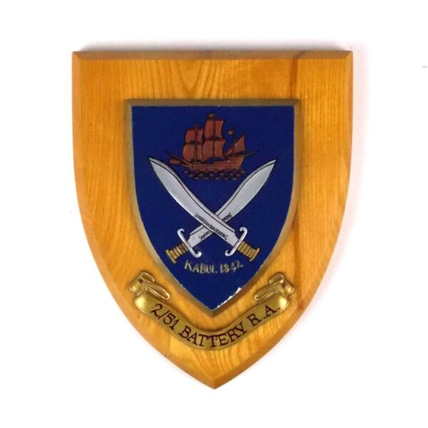 2/51 Battery Royal Artillery Wall Plaque
