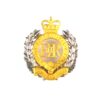 Royal Engineers Bimetal Cap Badge, ERII