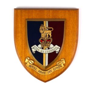 Royal Army Pay Corps Wall Plaque