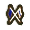Signallers (Crossed Flags) Embroidered Trade Badge