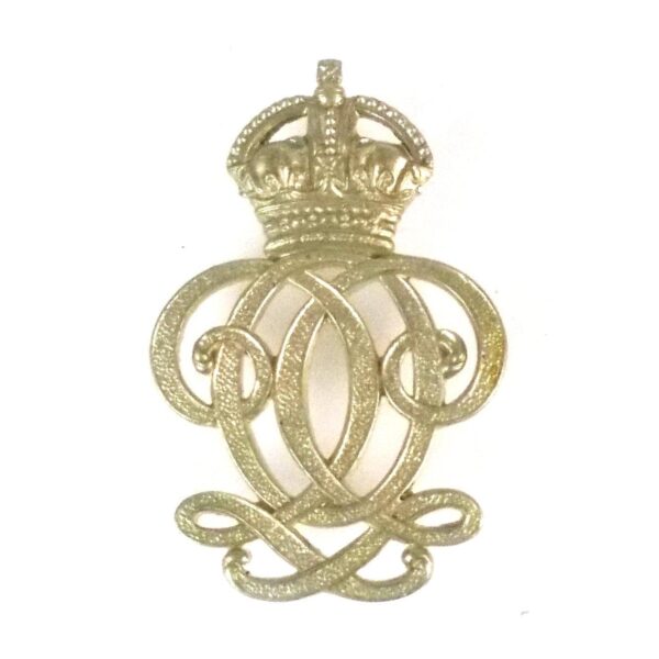 7th Queen's Own Hussars Restrike Sleeve Badge, King's Crown