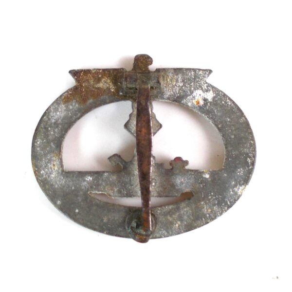 Original German Third Reich Kriegsmarine U-Boat Combat Badge, L/56 Funke & Brüninghaus - Image 2