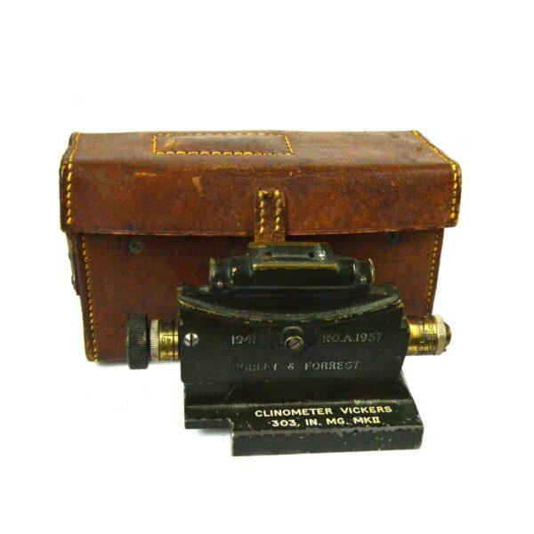 British Australian 1941 Dated Vickers Machine Gun Clinometer Mk. II