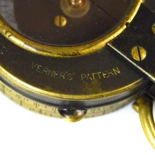 British WWI Prismatic Compass in Leather Case, Dated 1916 - Image 5