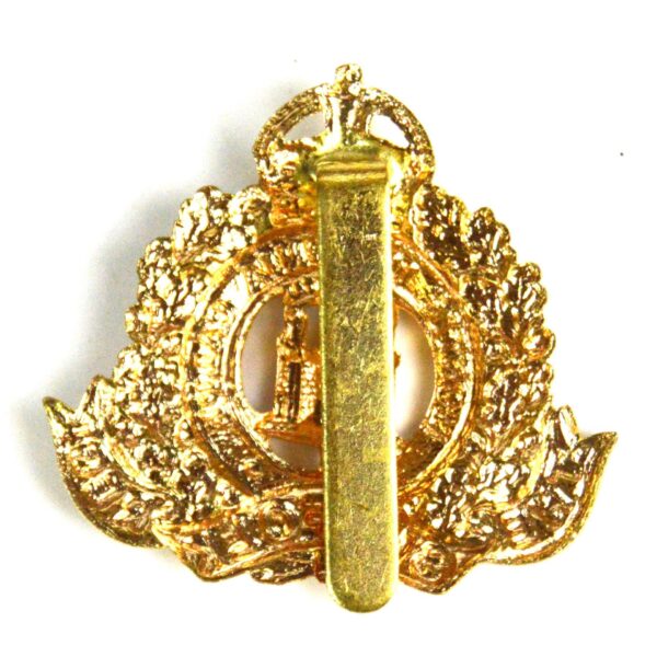 The Suffolk Regiment King's Crown Cap Badge, Restrike - Image 2