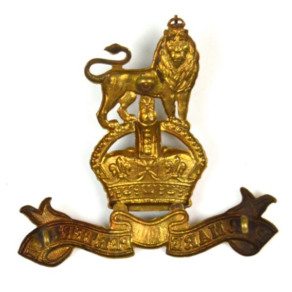 Royal Marines King's Crown Valise Badge, Original - Image 2