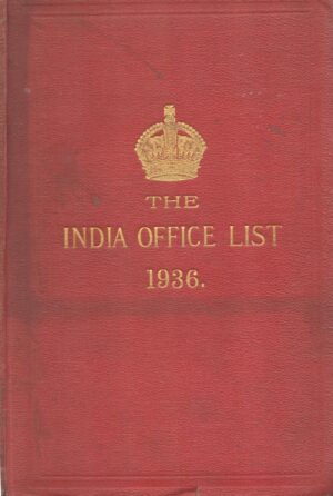 India Office List 1936