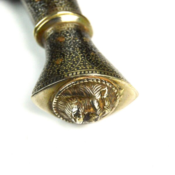 Indian-Made Plated Kurki in Scabbard - Image 4