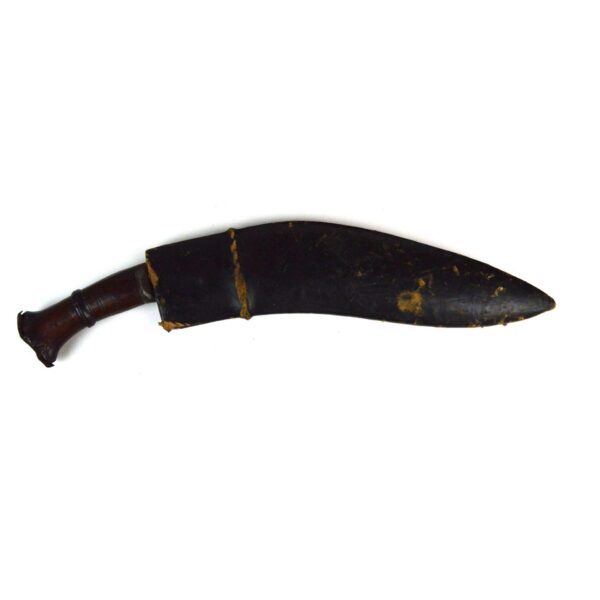 Kukri Knife with Wood Handle and Scabbard - Image 2
