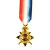 1914/15 Star Contemporary Miniature Medal