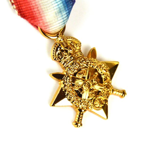 1914 Star with 5th Aug-22nd Nov 1914 Clasp Replacement Miniature Medal - Image 2