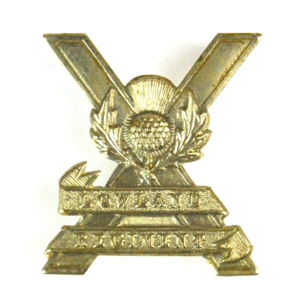 Lowlands Regiment Cap Badge, Original