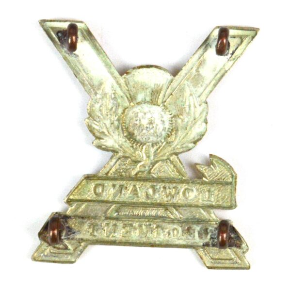 Lowlands Regiment Cap Badge, Original - Image 2