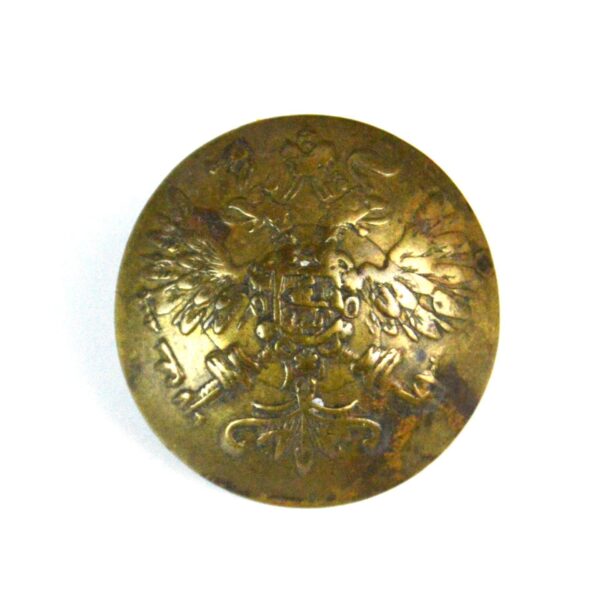 Imperial Russian Army Greatcoat Button, Brass (22.5mm)