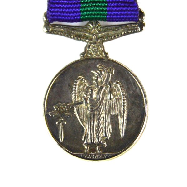Army General Service w/ Palestine 1945-48 Clasp Miniature Replacement Medal - Image 3